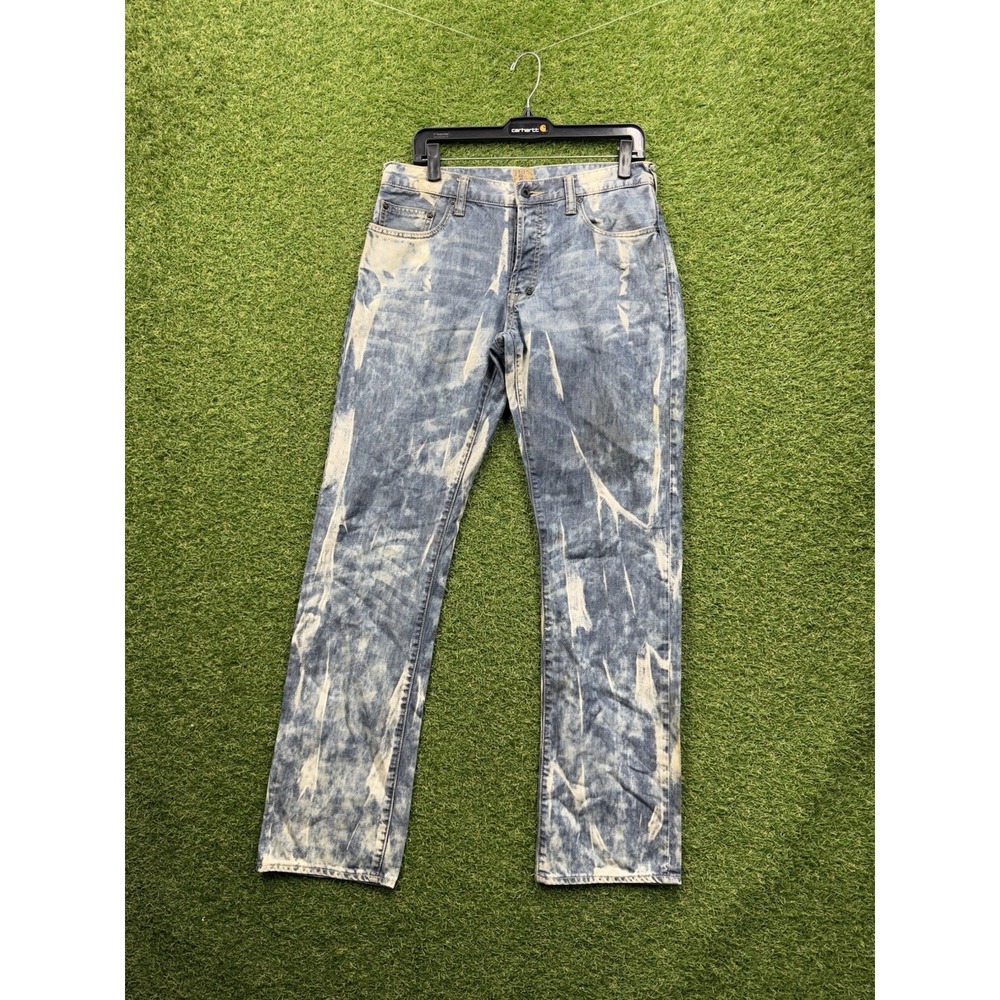 PRPS Jeans Mens 32 Faded & Distressed Stretch Denim Bleached y2k Designer